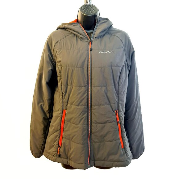 Eddie Bauer First Ascent Women's Dark Grey Puffer Jacket - Size Medium - Picture 1 of 9